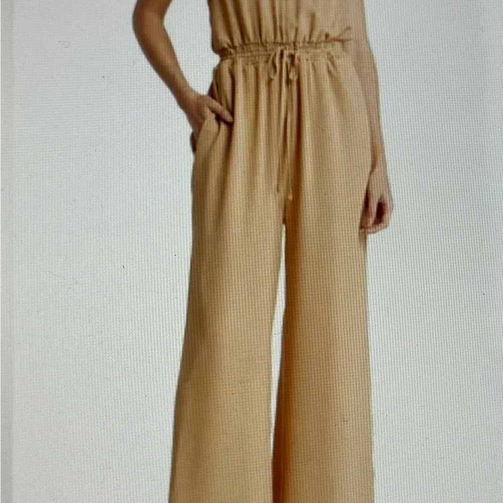 BCBGeneration Halter Bow Jumpsuit, sz S